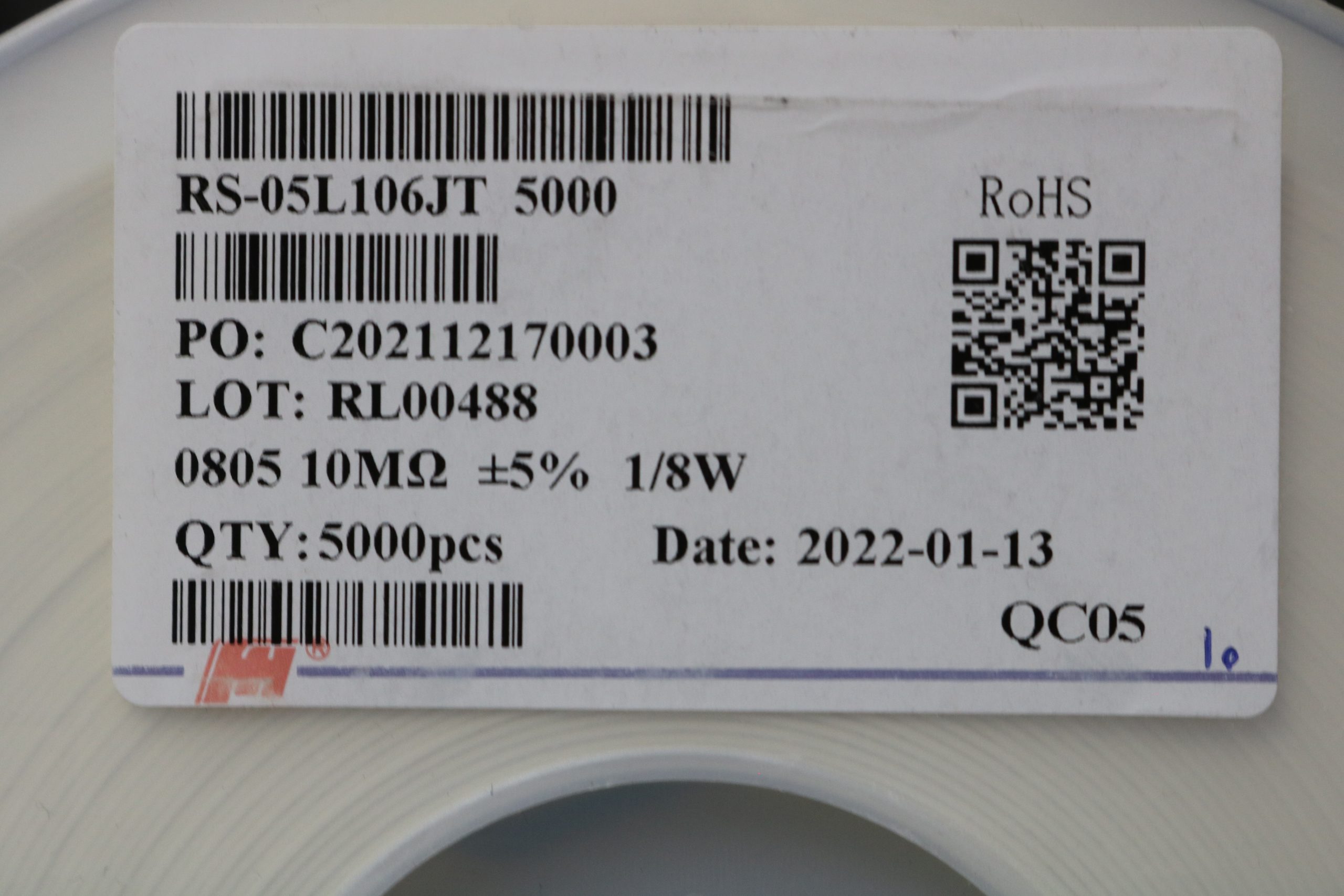 قیمت مقاومت 10 مگا اهم SMD 0805 خرید مقاومت 10 مگا اهم SMD 0805