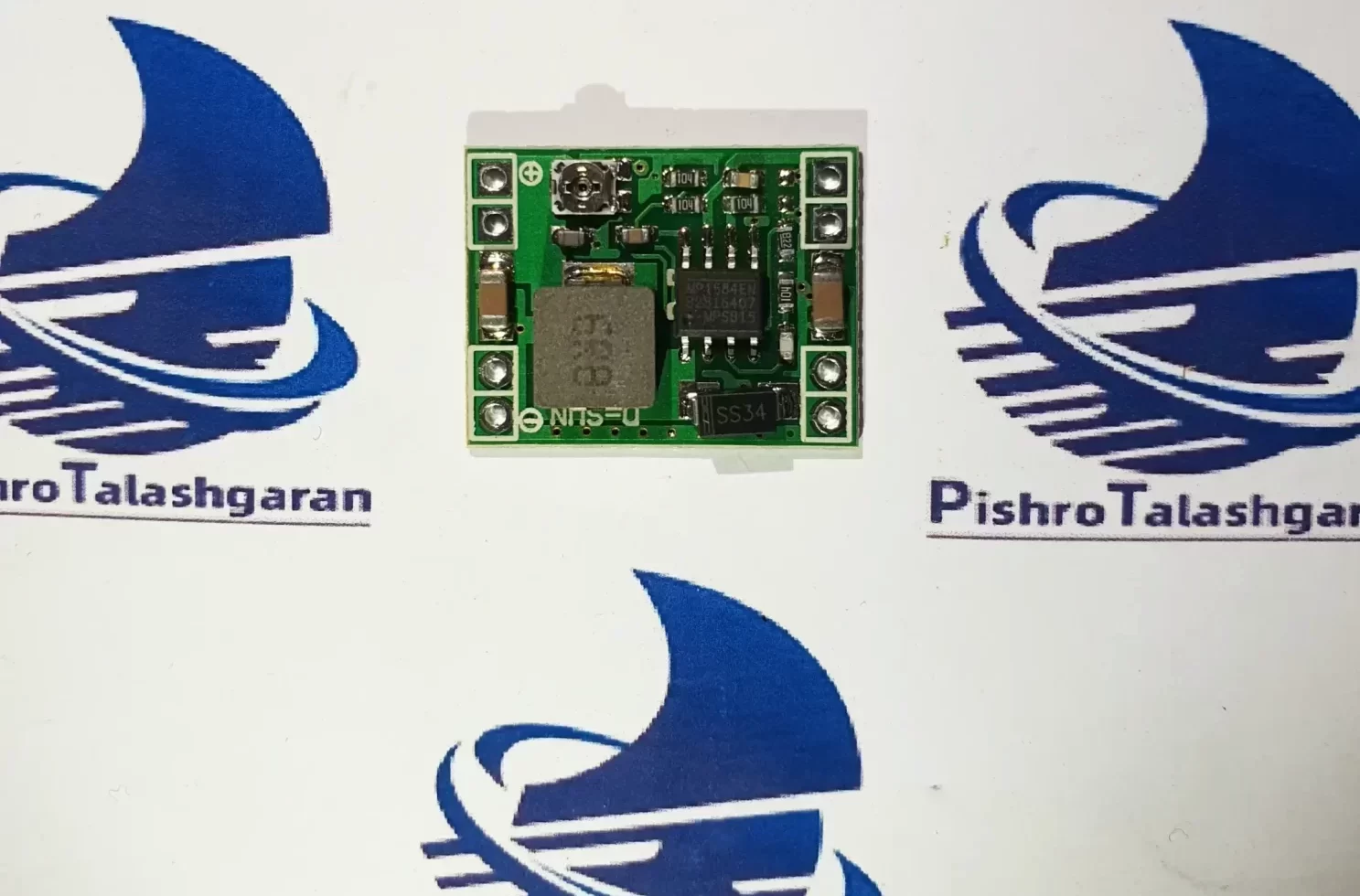 قیمت ماژول تغذیه کاهنده MP1584EN 3 خرید ماژول تغذیه کاهنده MP1584EN با خروجی 3A