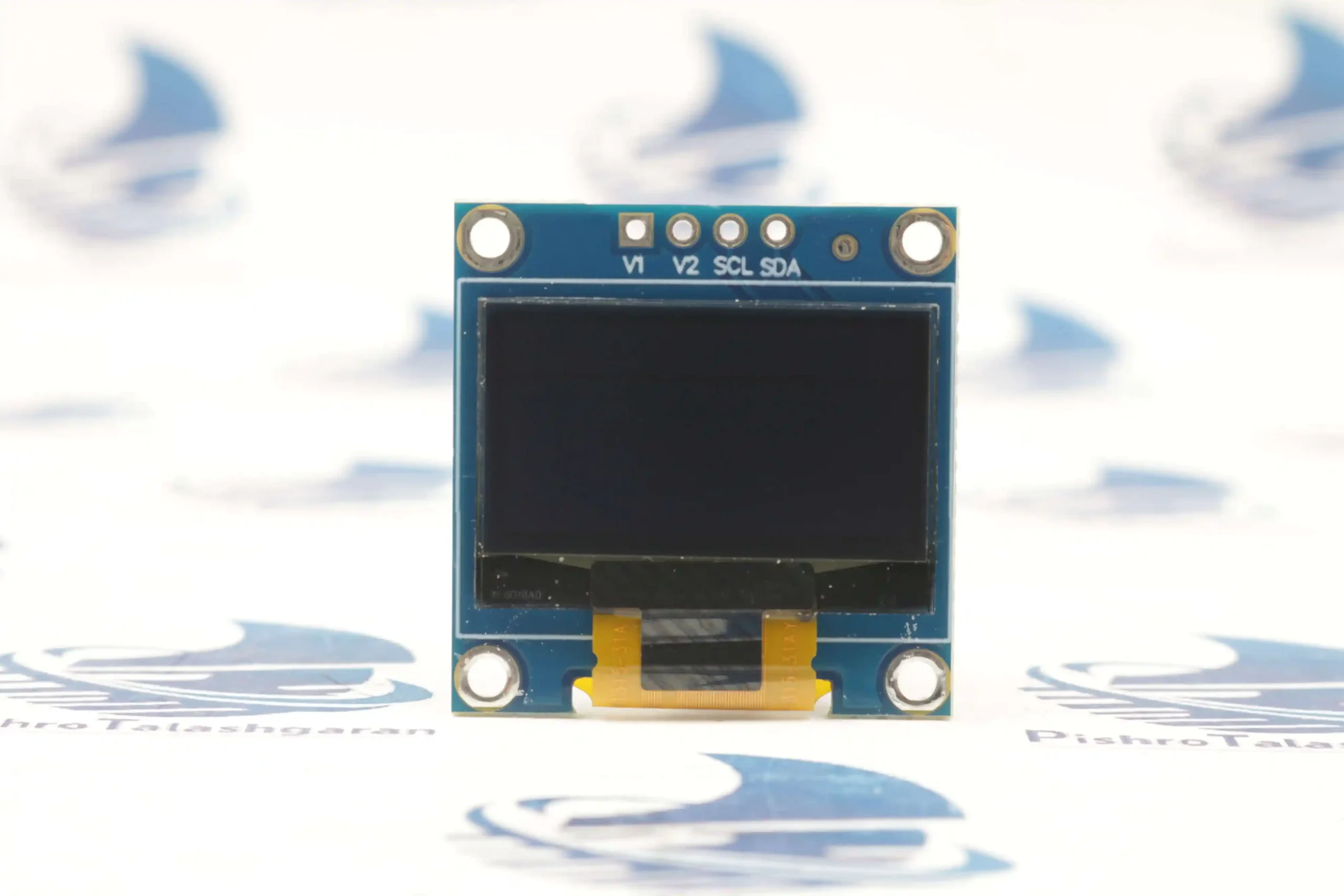 قیمت نمایشگر 0.96 OLED با رابط i2c خرید ماژول نمایشگر 0.96 OLED با دو رنگ آبی و زرد با رابط i2c