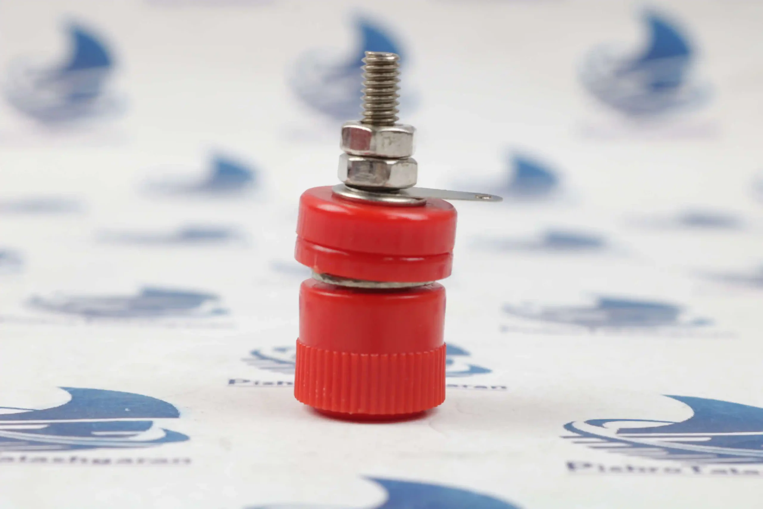 قیمت فیش موزی مادگی 4mm قرمز مدل JS-999B خرید فیش موزی مادگی بزرگ قرمز